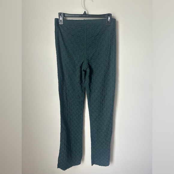 FP One Emerald Green Floral Flare Pants - Picture 5 of 5